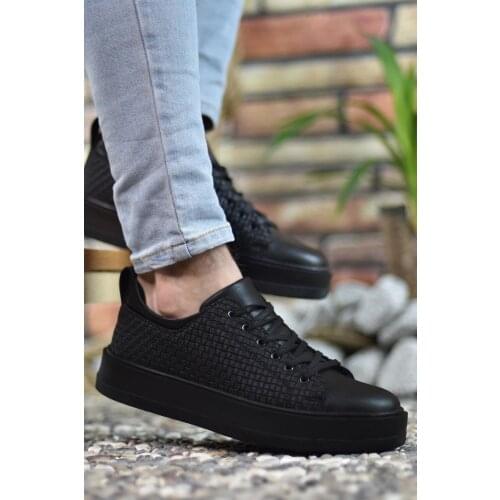 Riccon Black Black Men 'S Sneaker 0012131