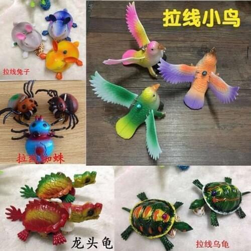 Children Pull The Small Toy Turtle Line Rabbit Lobster Crab Beetle Mouse Unisex Sports Plastic 2021