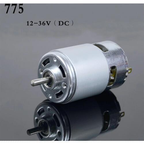 DC 12V 150W 13000~15000rpm 775 motor High speed Large torque DC motor Electric tool Electric machinery
