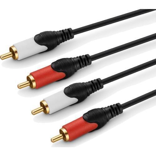 Hot 2RCA M/M Audio Cable Video DVD AV Cables RCA Adapter Connect Data 1.5m to 30m
