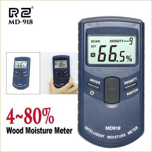 RZ Digital Wood Moisture Meter Humidity Meter Lumber Woodworking Moisture Meter Electromagnetic Induction wood moisture meter