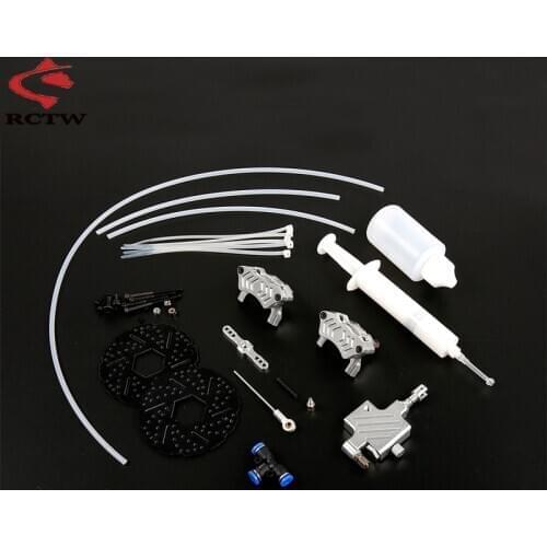 Hydraulic Disc Brake System Set for Front Wheel for 1/5 HPI ROFUN BAHA ROVAN KM Baja 5B SS 5SC Truck Spare Toys Upgrade Parts