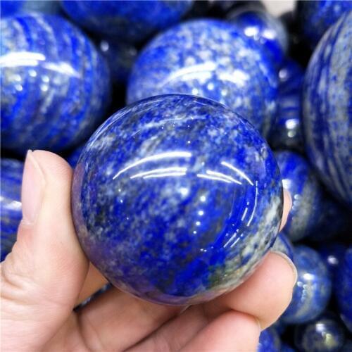 Lapis lazulia sphere stones and crystal gemstone ball lapis lazulia sphere top quality healing crystals large size 40-50mm