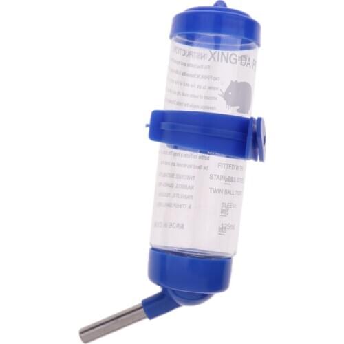 Small Animal Water Bottle | Great for Hamsters, Mice, Guinea Pigs & Rabbits 125ml