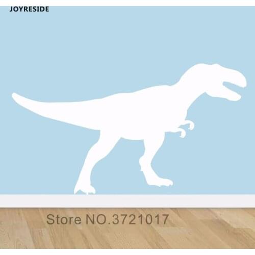 JOYRESIDE T-rex Dinosaur Wall Decal Vinyl Sticker For Kids Boy Girls Bedroom Living Room Nursery Removable Decoration XY003