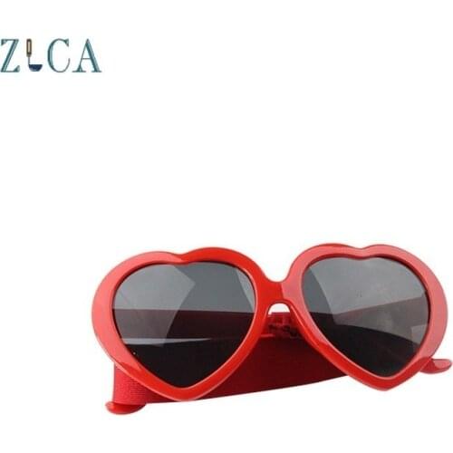Newst Fashion Pet Heart Sunglasses Dog Hairpin Dress Up Glasses Hairpin Jewelry Hair Accessories Pet Accessories