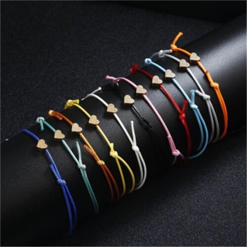 New DIY love Anklet personalized womens solid color jewelry