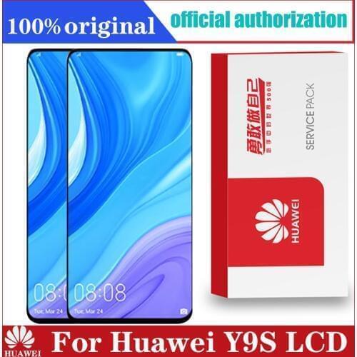 Original 6.59" Display Replacement With Frame For Huawei Y9S LCD Touch Screen Digitizer Assembly For HUAWEI Y9S LCD
