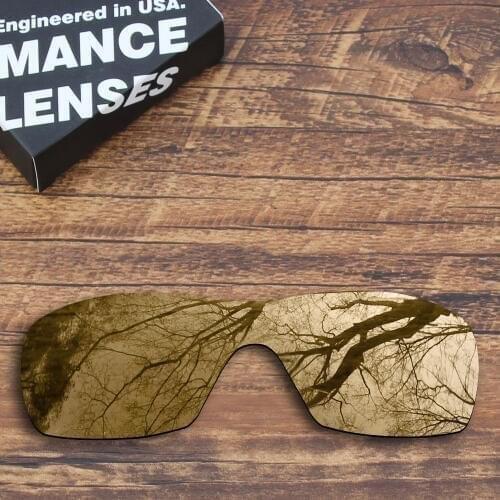 ToughAsNails Polarized Replacement Lenses for Oakley Dart Sunglasses Peach Gold (Lens Only)