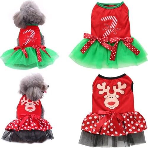 Christmas Cosplay Costume Pet Clothes For Small Dog Dress Skirt for Pet Clothes Halloween Dog Skirt Pets Clothing Chihuahua