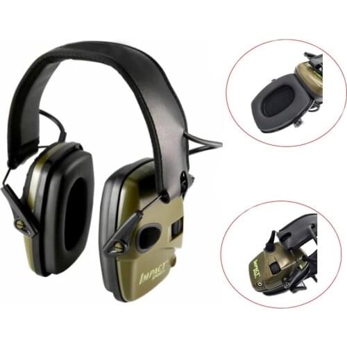 Tactical Shooting Electronic Earmuffs Shooting Headphones Noise Reduction Hearing Protection Ear Protection Outdoor Activities