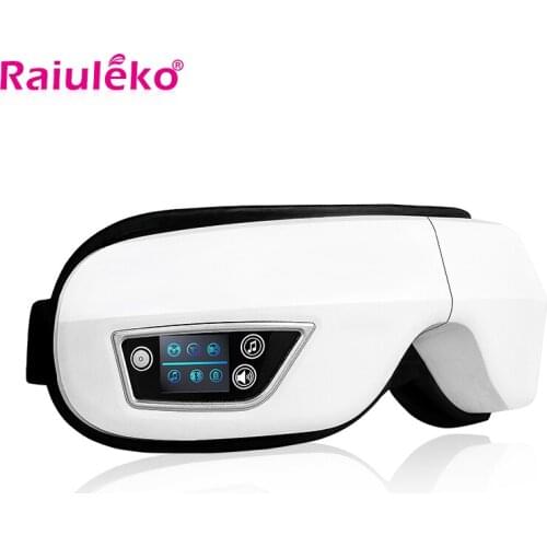 Vibration Eye Massager Bluetooth Electric Eye Care Massager Wrinkle Fatigue Relieve Infrared Air Compression Therapy Massage