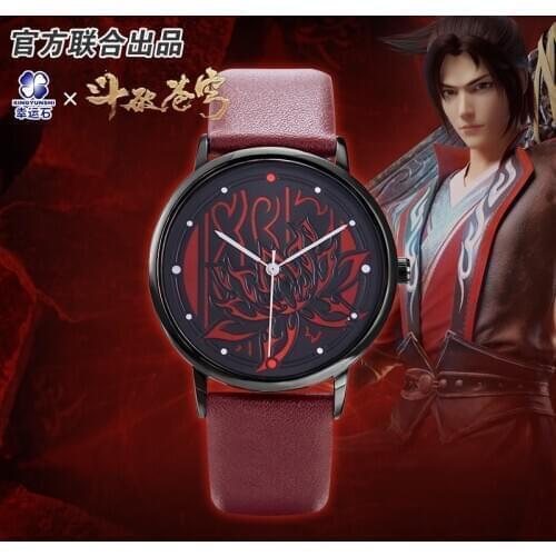 [Battle Through The Heaven]Anime Waterproof Watch New Trendy Manga Role Xiao Yan Action figure Gift