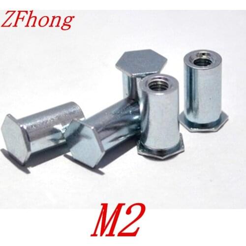 500pcs M2*4/5/6/7/8/9/10/11/12/14/16/18/20 Blind hole pressure riveting stud pressure riveting nut column OD=4.2mm