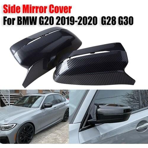Rearview Wring Mirror Cover Cap Fit For BMW 3 5 6 7 8 Series G11 G12 G14 G15 G16 G20 G21 G30 G31 2019 2020 ABS Car Accessories