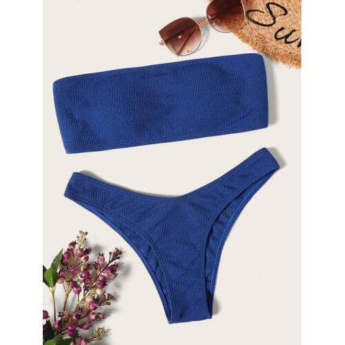 Womens Bikini Tummy Control Two Piece Swimsuit Swimwear 2021Girl Beach Bathing Suit Woman Fahsion Swimwear