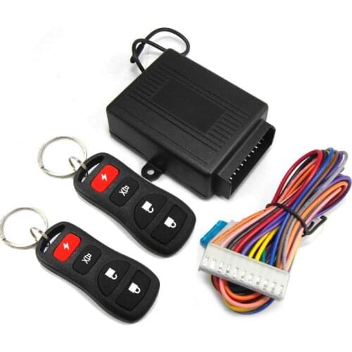 1 Set M602-8170 Auto Remote Central Kit Keyless Universal Plastic Anti-theft Auto Central Locking Kit for Car
