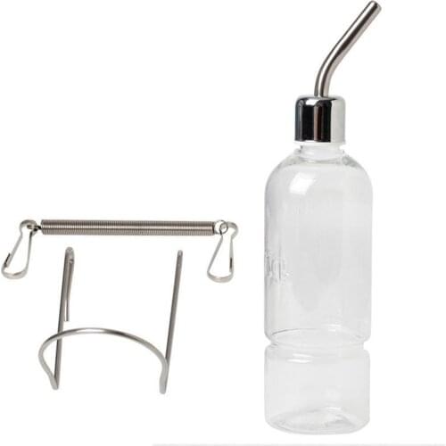 1PC 350ml Pet Rat Water Drinking Bottle Hamster Rabbit Dispenser Cylindrical Feeder