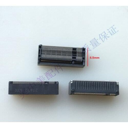 2PCS) Ngff m.2 connector SSD interface socket h8.5 SSD slot 67p reverse plug