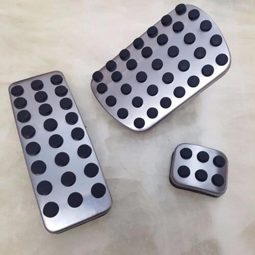 3pcs DIY Foot Pedal Cover For Mercedes Benz W176 W245 W246 W251 W164 ML X164 GL