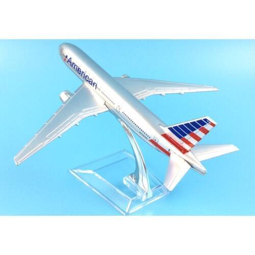 Free Shipping American Airlines Boeing 777 16cm alloy metal model aircraft child Birthday gift plane models toys for children