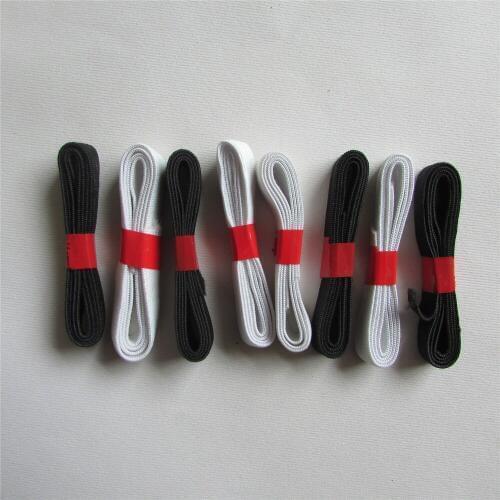 Black and white elastic cord DIY clothing accessories length 80cm 8 root 1package 2 root 1.5cm 6 root 1cm 10 box sell