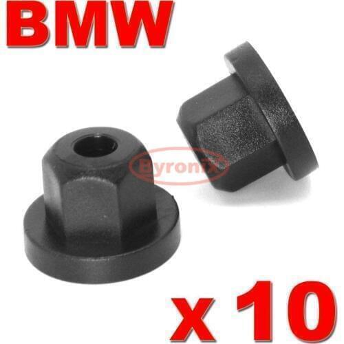 FOR BMW PLASTIC NUTS M6 NYLON NUT UNTHREADED CABLE HOLDER MOUNTING BOOT
