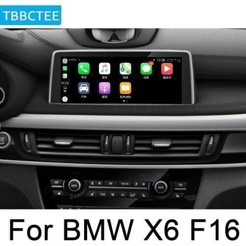 For BMW X6 F16 2014~2018 Multimedia Player HD 1080P IPS LCD Screen Android Car Radio BT 3G 4G WIFI AUX USB GPS Navi