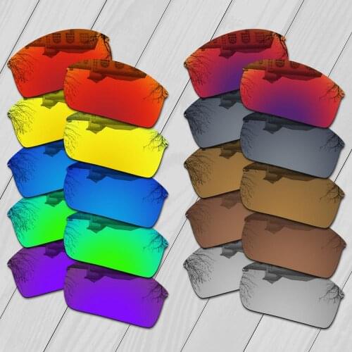 E.O.S Polarized Enhanced Replacement Lenses & White Nose Pads for Oakley Wiretap Sunglasses - Multiple Choice