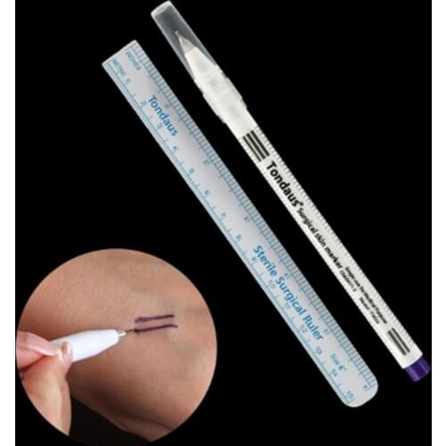Surgical Skin Marker Pen Microblading Supplies Tattoo Marker Pen Permanent Makeup Accessories Eyebrow Scribe Pencil 1 Pc New
