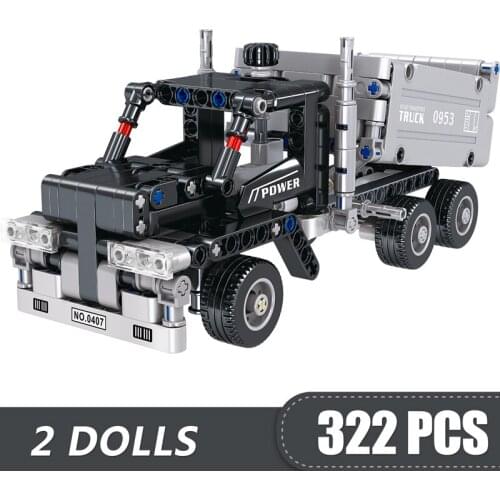Building Blocks Bricks Compatible Technology Creator Ideas Transport Truck Van Lorry Car Toys Gift for boys girls children DIY