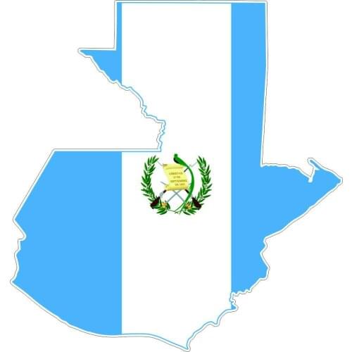 Sticker Car Moto Map Flag Vinyl Outside Wall Decal Macbbook Guatemala Die Cutting