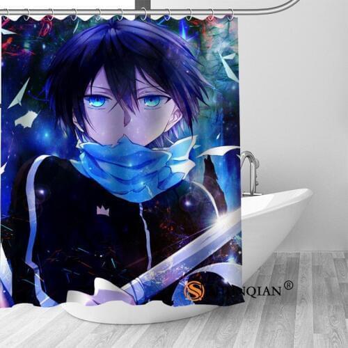New Noragami Anime Shower Curtain Bathroom Decorations For Home Waterproof Fabric Curtain Shower Bath Curtain A18.1.3