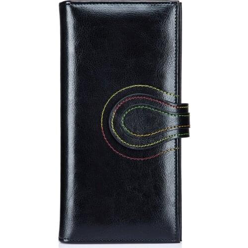 COMFORSKIN New Arrivals Women Zipper Purse High Quality Multi-Card Bit Car Wallet For Woman European And American Style Wallets