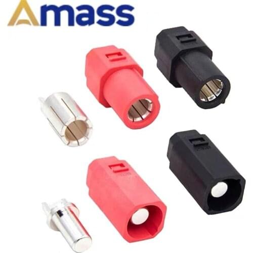 Amass SH8.0 Flame Retardant Power Plug Male Female Connector AS250-1/-2 8mm for RC Model Battery DC500V 150A 6AWG