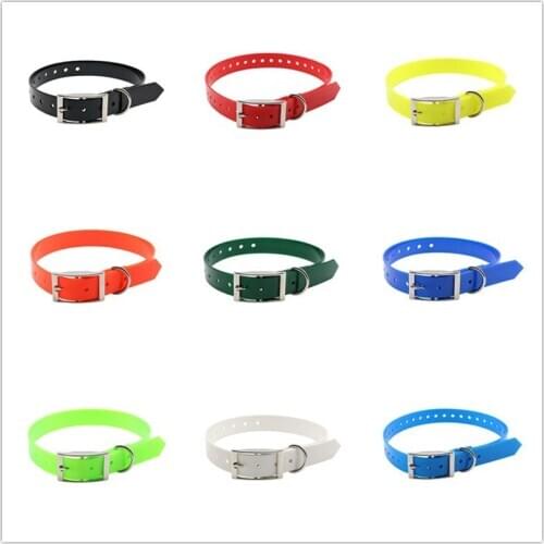 High quality Pet Dog Collar TPU+Nylon Waterproof Deodorant Resistant Dirt Easy Clean Collars pet supplies