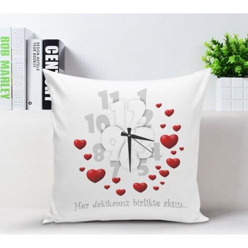 Personalized White Square Pillow Case-006