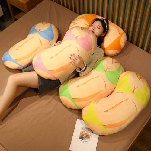 1PC 70/100CM Fashion New Muscle Man Plush Toy Pillow Soft Stuffed Toys Bed Cushion Girlfriend Boyfriend Best Birthday Gifts