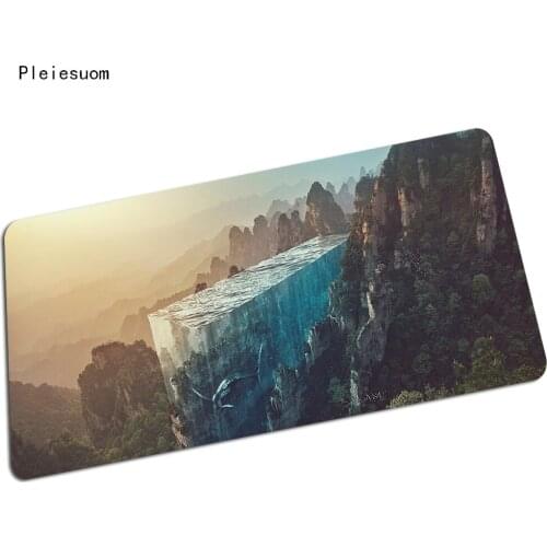 Landscape pad mouse Silhouette gamer mouse pad 700x400x2mm padmouse big house mousepad ergonomic gadget office desk mats