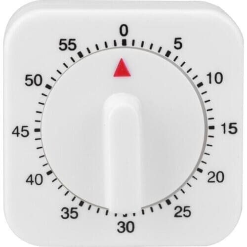 60 Minutes Manual Timer Mechanical Reminder Alarm Clock Kitchen Timer