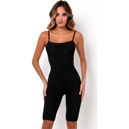 Sports running sleeveless jumpsuit ladies jumpsuit summer new womens suspenders sports fitness leggings jumpsuit women