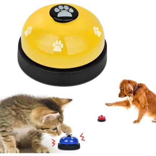 Pet Training Bell Dog Toys Interactive Cat Pet Call Bells Kitten Puppy Food Feeding Reminder Bells Dogs Potty Training Bell