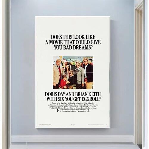 V0882 With Six You Get Eggroll Vintage Classic Movie Wall Silk Cloth HD Poster Art Home Decoration Gift