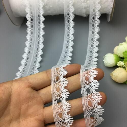 10Yard 1.8cm DIY Handmade Sewing Craft Mesh Lace Underwear Clothing Wedding Dress Material Accessories