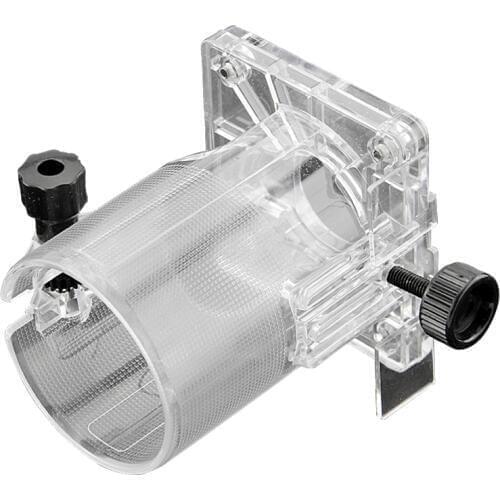 Woodworking Trimmer Accessories Hard Plastic Base Shield With 2 Knobs For Makita 3703 Electric Trimming Machine Saw Dongcheng Tr