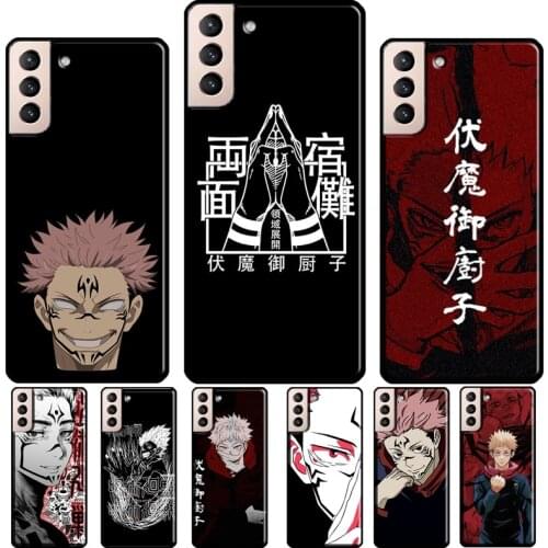 Jujutsu Kaisen Ryomen Sukuna Anime Soft Cover For Samsung Galaxy S20 FE S8 S9 S10 Plus Note 10 Note 20 S21 Ultra Phone Case