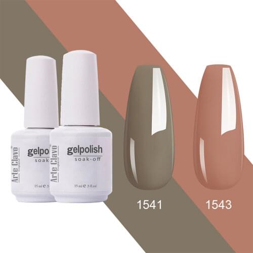 Arte Clavo Gel Nail Polish Set 2PCS Mix Color Nail Kit For Manicure Gel Polish Vernis Semi Permanent UV Lamp Gellak Nail Art