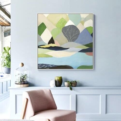 EECAMAIL modern abstract sofa background wall hanging mural DIY 5d diamond art painting No Frame Full diamond embroidery