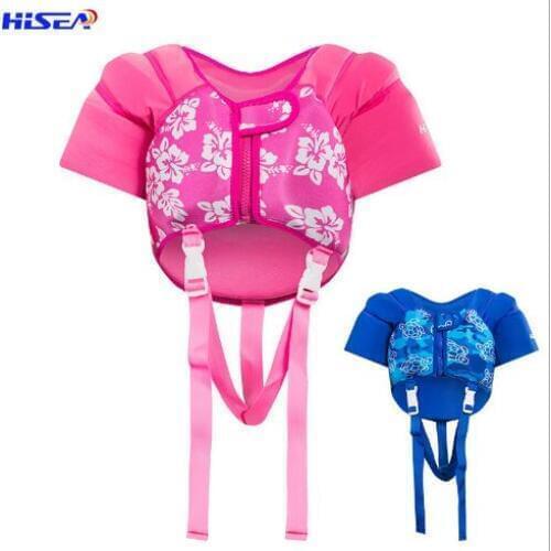 Hisea 1-8Y Baby Swim Vest Life Jacket Kids Surfing Rafting Boating Fishing Infant Toddler Children Swimming Accessories 2019