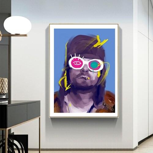 Famous Person Canvas Paintings Color Graffiti Characters Posters and Prints Nordic Wall Art Pictures for Living Room Home Decor